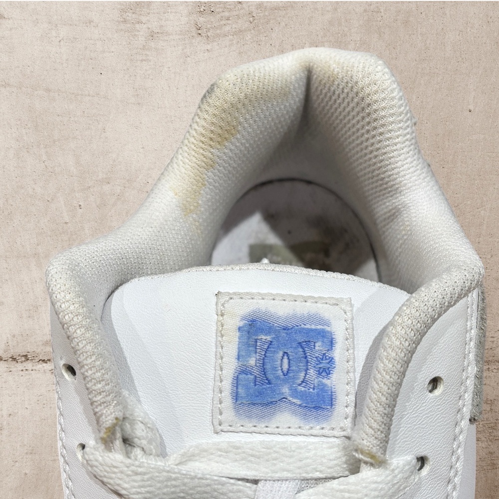 DC Women's White and Silver Sneakers - Picture 5 of 5